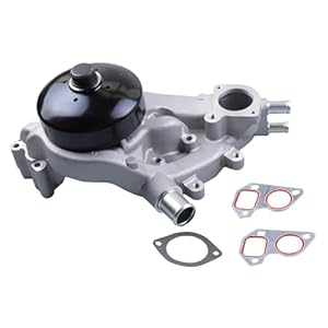 Water Pump W/Gasket Compatible with Cadillac Escalade 07-14 & for Chevrolet Express 07-20 & for GMC Savana 07-20 & for Buick Rainier 2007 Waterpump Car OEM AW6009 12600767