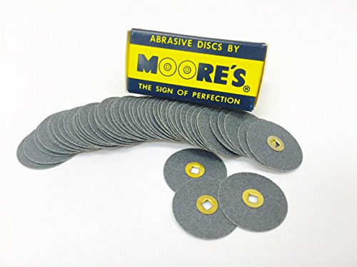 E. C. Moore's Waterproof Silicone Carbide Coarse 7/8" Sanding Disc Box of 50