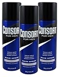 Consort Hair Spray 8.3 Ounce Regular Hold Aerosol (Pack of 3)