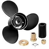 Young Marine OEM Grade Aluminum Outboard Propeller for Mercury Engines 135-300HP&Mercruiser Alpha One Propeller,Hub Kits Included, 15 Spline Tooth,RH (15 X 17 Pitch)