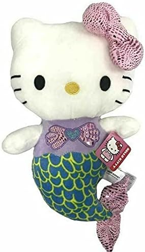 Sanrio Hello Kitty Mermaid 7 Inch Stuffed Figure Animal Plush Toy