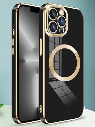 Fengyue ケース MagSafe 対応 iPhone 17 Pro との互換性ありワイヤレス充電 カラー カバー マグネティックループ内蔵 カメラ保護 抗菌 薄型 軽い 耐衝撃 ソフトTPU ストラップホール付き