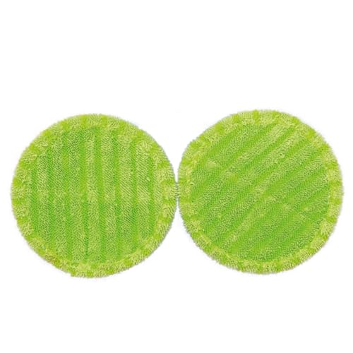 Livington Steam Twister - Ersatz Pads - 2x Mikrofaser-Pads für Dampfreiniger - für Reinigung, Politur & Trocknung - Zubehör Bodenreiniger - für alle Böden & Oberflächen - waschbar & wiederverwendbar