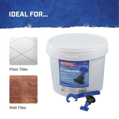 Kit de nivellement pour carrelage 100 pièces autonivelant grand format