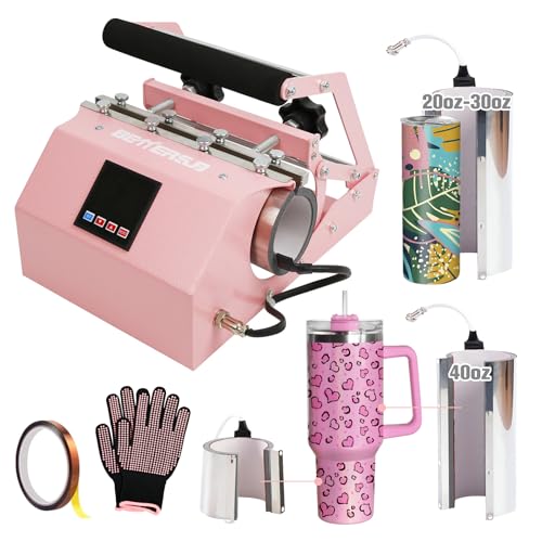BetterSub 3-in-1 Tumbler Heat Press Machine, Compatible 40oz 30oz 20oz...