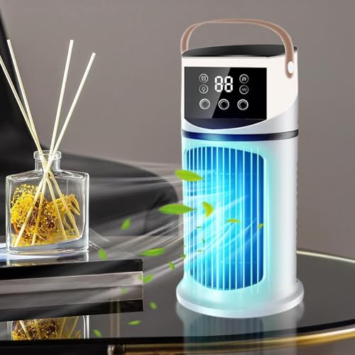 Climatiseur portable pour intérieur à air froid réglable et LED