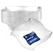 WAVEWARE CLEAR PLASTIC PARTY DISPOSABLE BOWLS | 12 Ounce Hard Square Wedding Soup Bowls, 20 Ct | Elegant & Fancy Heavy Duty Hard Party Supplies Plates for all Holidays & Occasions