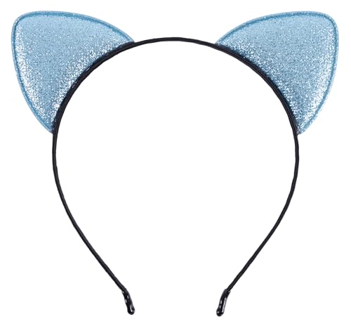Bonnie Z. Leonardo Starry Cat Ears Headband Baby Blue Cat Ears C-Blue
