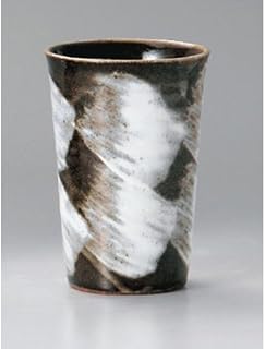 Free Cup Mashiko Rough Brush Free Cup [3.3 x 4.9 inches (8.4 x 12.4 cm) (350 cc)] Japanese Tableware, Sake Cup, Restaurant, Ryokan, Izakaya, Commercial Use
