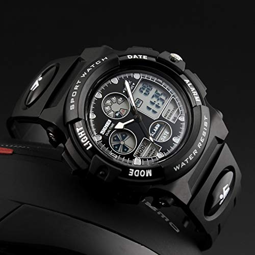 Image of Dayllon Boys Watch,Kids Watch for 5-15 Year Old Boys,Digital Sport Outdoor Multi Function Waterproof with LED Alarm Calendar Analog Watch for Kids Gifts