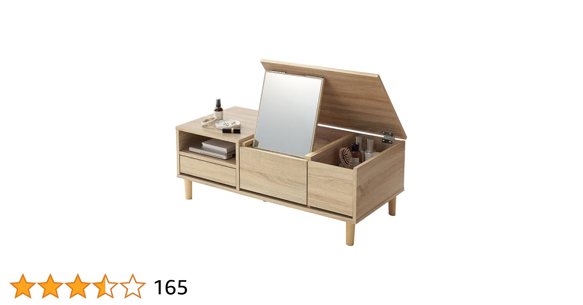 Amazon｜萩原 ドレッサー テーブルドレッサー ロータイプ