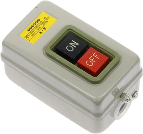 Interrupteur bouton BS230B triphasé AC380V commande marche-arrêt