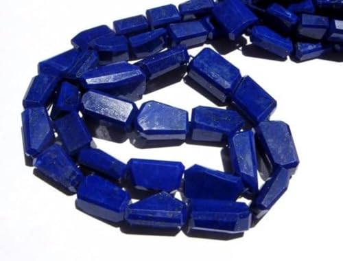 Perles de lapis-lazuli naturel pour bijoux DIY lithothérapie - 2