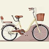 Vélo de croisière réglable : cadre en acier à haute teneur en carbone haute résistance, charge maximale : 80 kg. La hauteur de la selle et du guidon est réglable en continu. Idéal pour les trajets quotidiens, les week-ends, les trajets quotidiens et les balades en ville.