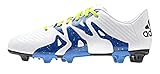 Niños Niños adidas x 15.3 FG Botas de fútbol en BLACK- encaje fastening- acolchado Collar- moldeada studs- Speckled impresión detalle a sides- marca al talón y tongue- sintético superior, forro textil y sintético, sintético sole- Ref: s78179