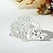 H&D HYALINE & DORA Cut Clear Crystal Hedgehog Animal Figurine Collection Glass Ornament