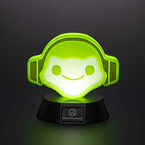 Overwatch Icon Light | Lampada da Collezione Lucio | Ideale per camere da Letto dei Bambini, Ufficio e casa | Pop Culture Gaming Merchandise, Verde - Gadget - Immagine 3
