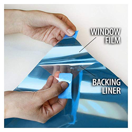 Película para ventana SW 20x16.5 pies azul plata miniatura 6