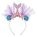 Produktbild Frcolor Glitter Meerjungfrau Stirnband mit Mesh Prinzessin Mädchen Haarbänder Party Favors Ohren Haarband (Purplr Tail)