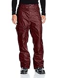 neff snowboarding gear  Neff Pantalone da Sci Daily 2 Pants Rosso Scuro L