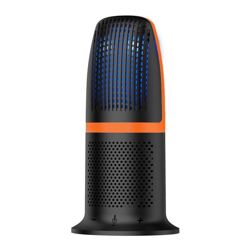 Dreld ディスクマイク 全指向性/ハート型指向性 USB · TYPE-C接続線付き PC用 録音 タッチミュート機能 音量調節 指示ライトあり PC/スマホ/ipad対応 小型 超コンパクト パソコン録音 ゲーム実況 ライブ配信 会議用マイク 日本語取扱説明書 ブラック