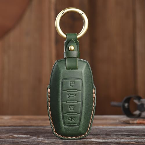 Funda de llave de cuero para Haval Jolion H6 H9 elegante accesorio de proteccion cosido a mano