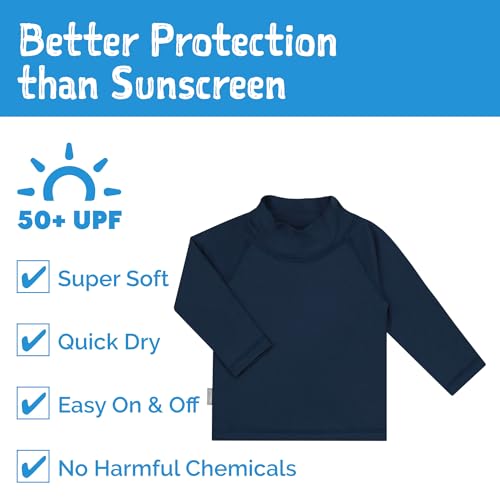 Image of JAN & JUL UV Swim Shorts and Long Sleeve UV Shirt for Toddlers