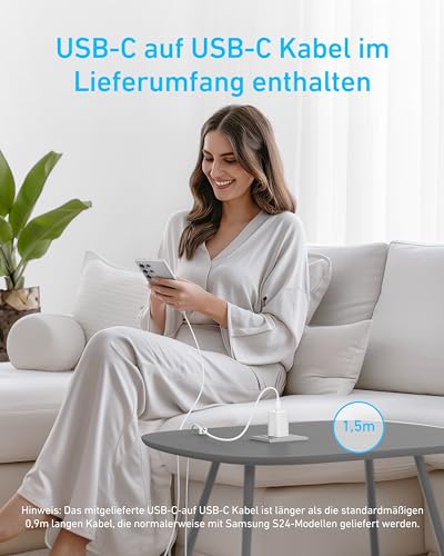 Anker 45W USB C Ladegerät,iPad Ladegerät, PPS-Schnellladen Netzteil – Ansicht 5