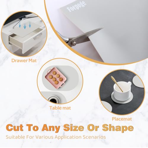 Foepoge 125 × 40cm Extra Long Silicone Mat for Kitchen Worktop Protector Non Stick Heat Resistant Silicone Countertop Protector - Image 4