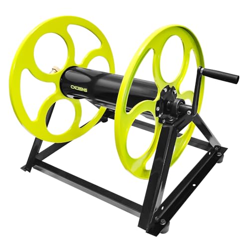 Stainless Steel Garden Hose Reel with Wall Mount