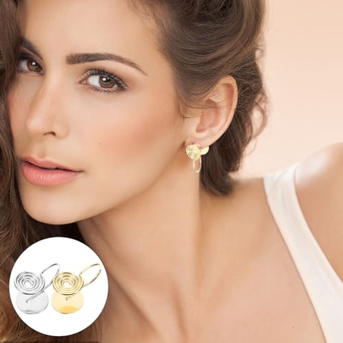 Pendientes clip para niñas sin perforar: cobre duradero que no se deforma 4