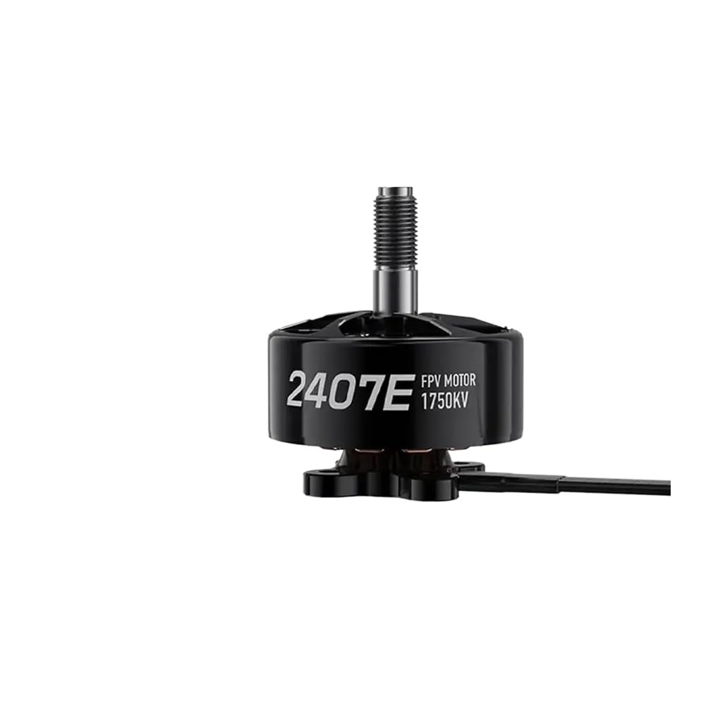 SPEEDX2 2407E Motor 1750KV Torque Low Power Useage Suitable for 5-6inch Racing FPV Quads Racing RC Drone Multicopter Compatible with Automotive Motorcycle Parts(1PCS 2407E 1750KV)
