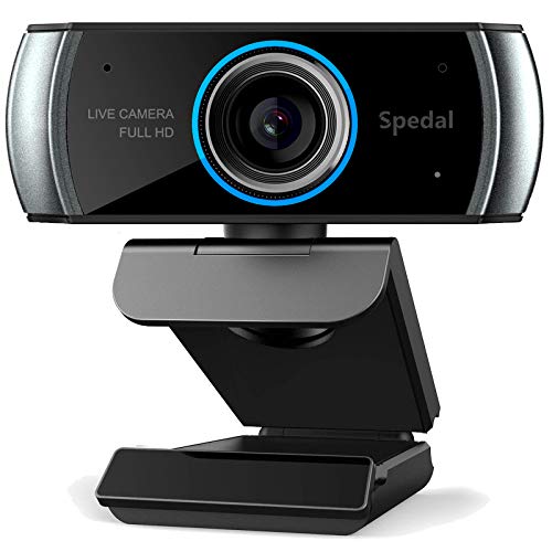 Hd Webcam 1080p with Microphone, Stream Camera with Software for Desktop, Computer, PC, Mac, Laptop Video Conferencing, Recording and Streaming, Plug and Play with Xbox, Zoom, Skype