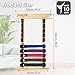 OGANAZI 10 Belts Karate Belt Display Rack with Personalized Stickers, Taekwondo Belt Display Holder with Side Medal Rack, Elastic Band Martial Arts Belts Display Holder for Taekwondo, Karate,BJJ Gifts