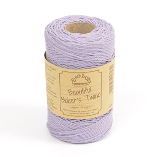EVERLASTO Bobinas de Cordel sólido de 100 m para panaderos, Algodón, Highland Heather, 2 mm