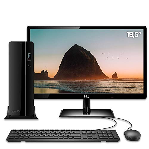 Computador Desktop Completo com Monitor 19.5 HDMI EasyPC Slim Intel Core i3 6GB SSD 120GB HDMI Full