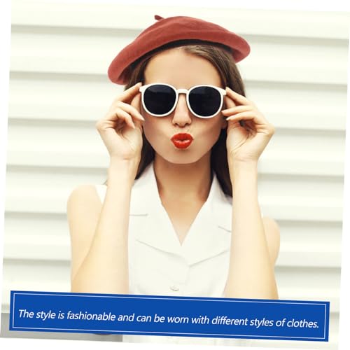 1Pc Lamb Wool Beret for Stylish Hat Warm and Fashionable Accessory for Spring Autumn Soft and Comfortable Wool Material for Boys Orange2