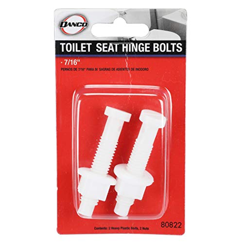 Danco 80822 Toilet Seat Hinge Bolts, 0.49 Lbs, White #TOP5