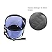 Pferdefutter Tasche, Heavy-Duty Breathable PVC Mesh Getreide Futtertasche, mit verstellbarem Riemen und langlebigem Snap Pferd Maulkorb Futtertasche, für Outdoor und Indoor (Blau)