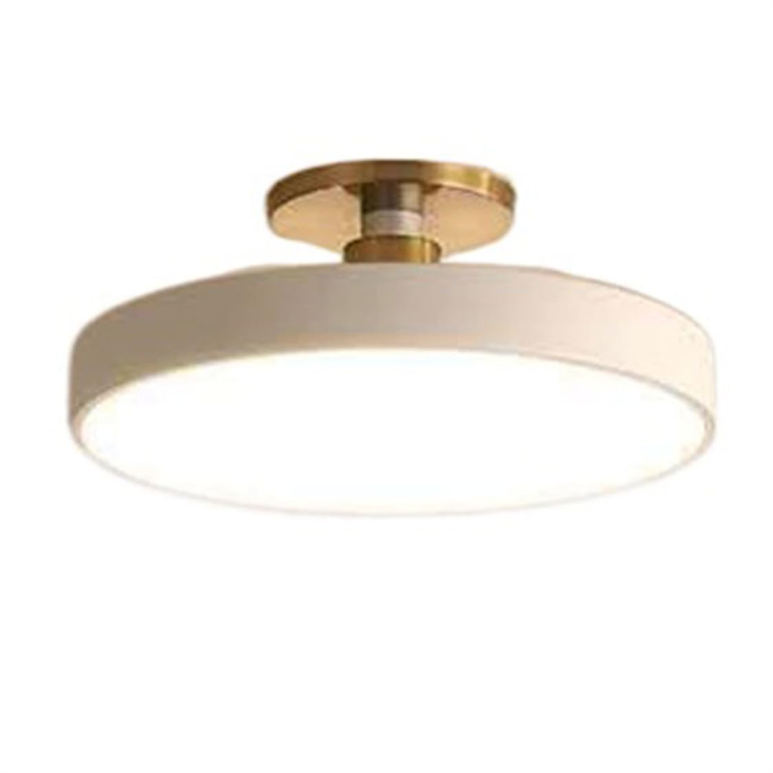 JXYDJH Semi-Flush Mount Ceiling Light Bedroom Ceiling Lamp Macaron Round Fixture