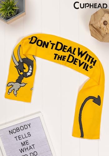 Cuphead The Devil Knit Scarf2