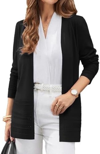 GRACE KARIN Women's Long Cardigan Sweaters Summer Lightweight Ope...