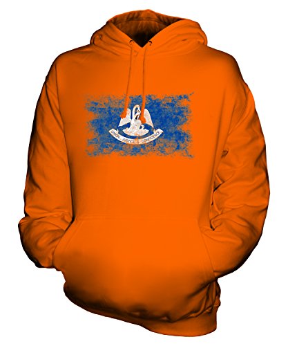 Sweat à capuche Louisiane Candymix pour homme et femme pull délavé style unisexe