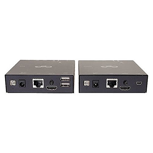 C2G 29510 HDBaseT 4K UHD HDMI + USB Over Cat5 Extender (60Hz) TAA Compliant, Black