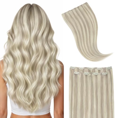 Image of GOO GOO Clip in Hair Extensions Real Human Hair Back Fill Extension 2Pcs