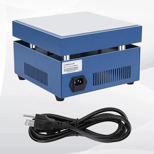 Soldering Hot Plate 110V 850W LED Microcomputer Electric Preheat Soldering Preheating Station Welder Hot Plate Rework Heater Lab (200X200mm Plate) - Thumbnail 7