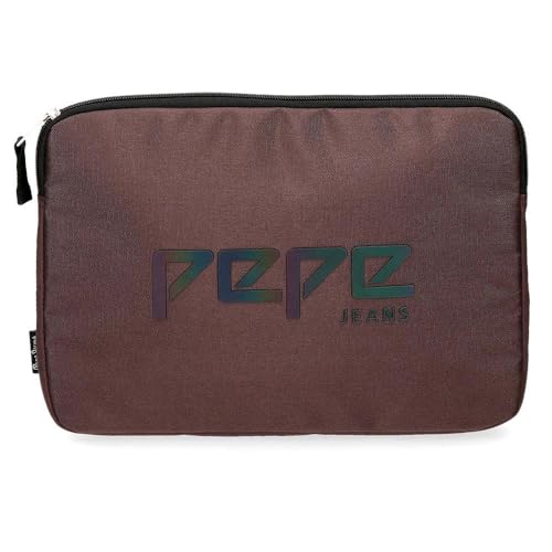 Pepe Jeans, Funda para Tablet, 30 cm, 1.32 Litros, Marrón