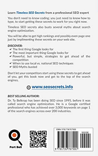 Timeless Seo Secrets, 3Rd Edition: That Search Engines Don't Want You To Know About #TOP1