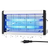 Insektenvernichter Elektrisch 3500V - 30W UV Mückenlampe, Mückenfalle fängt Insekten, Mücken und Fliegen, Elektrische Fliegenfalle für Zuhause, Büro, Terrasse, Garten, Ungiftig & Schädlingsbekämpfung