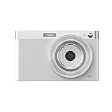 DELURA Mikro-Spiegelreflexkamera, 4K-Video, tragbare Digitalkamera, Retro-VLOG-Bildschirm, Autofokus, Selfie-Kamera HD Kamera (Color : Pink, Size : Camera)